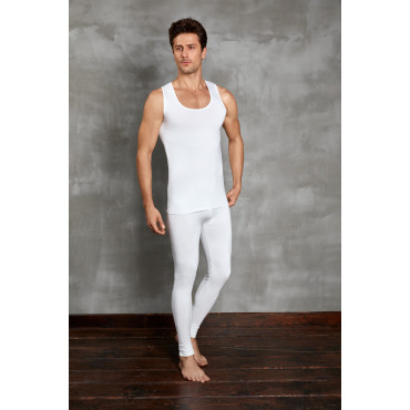 Doreanse Men's Viloft Thermal Undershirt Square Collar Thick Strap Sleeveless Undershirt 2475